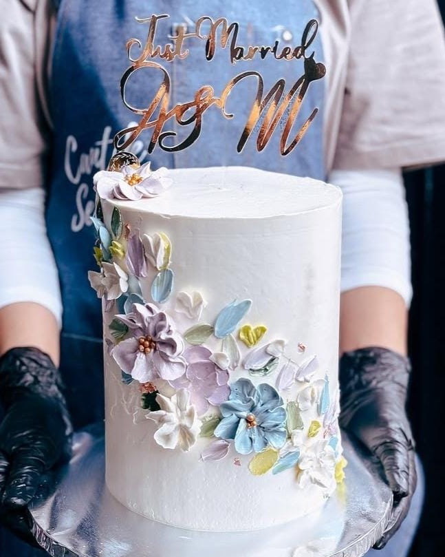 1 Tier Wedding Cake 1