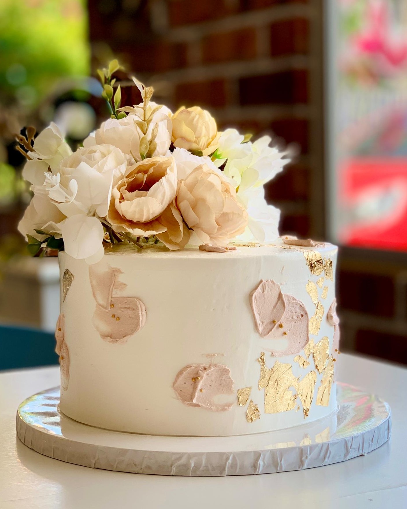 1 Tier Wedding Cake 4