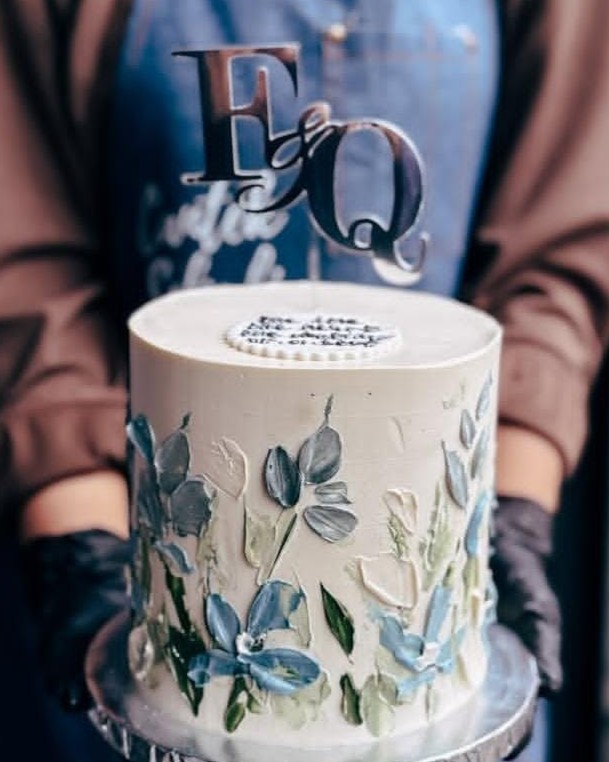 1 Tier Wedding Cake 2