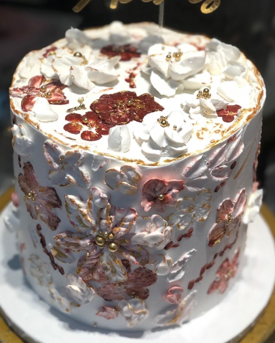 1 Tier Wedding Cake 3