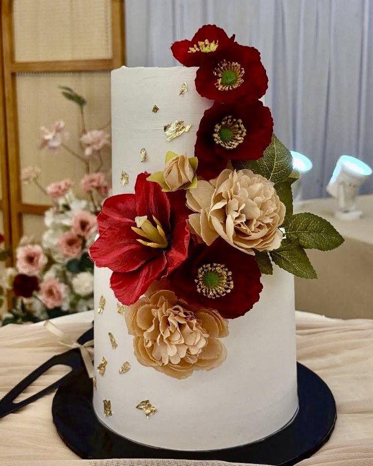 2 Tiers Wedding Cake 7